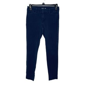 Old Navy Women's Pants Pixie Never Fade Mid Rise Skinny Ankle‎ Blue Size 0